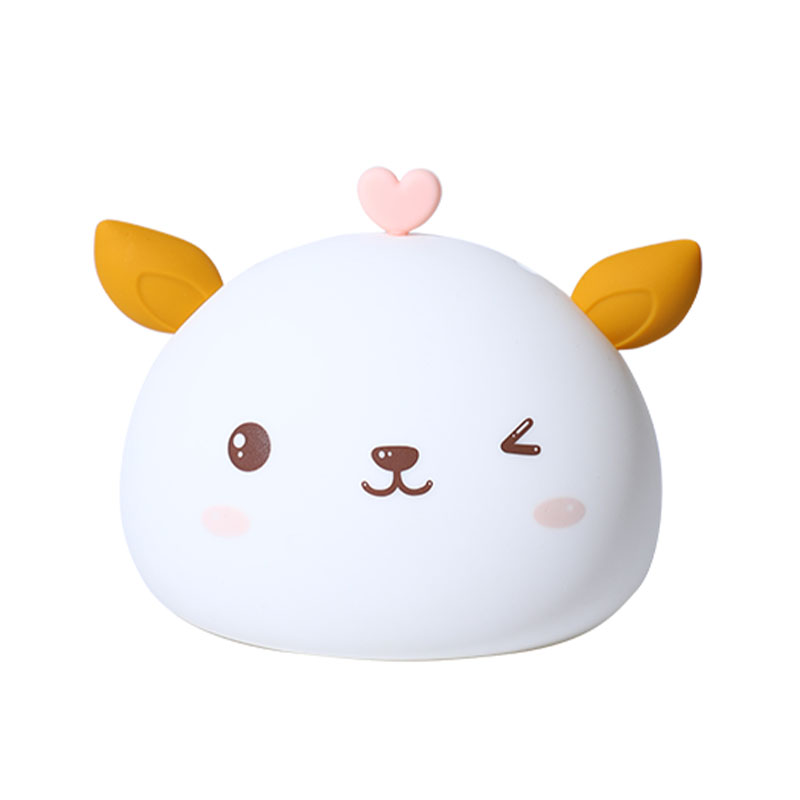 What technical means are used to achieve uniform light emission in silicone tap lights?